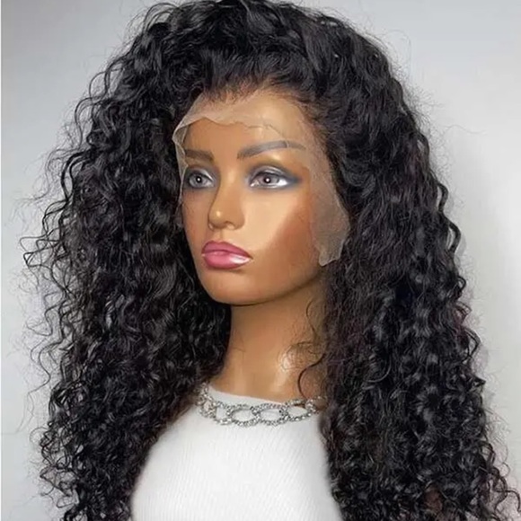 Human curly wig hair